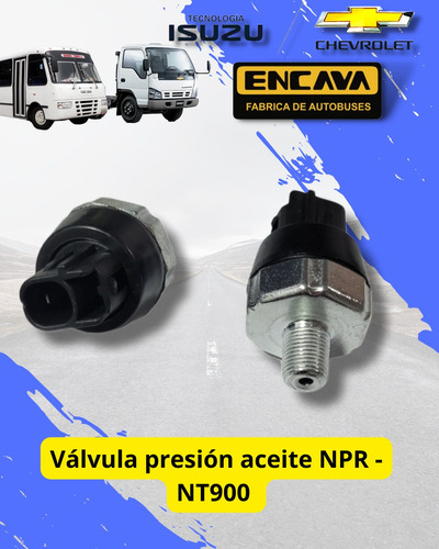 Valvula Precion Aceite Npr - Nt.900