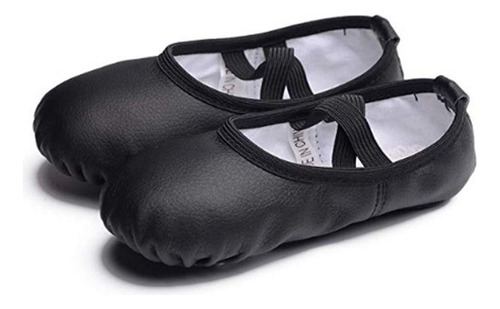 Zapatos De Ballet De Piel Sintética Transpirables Para Niñas
