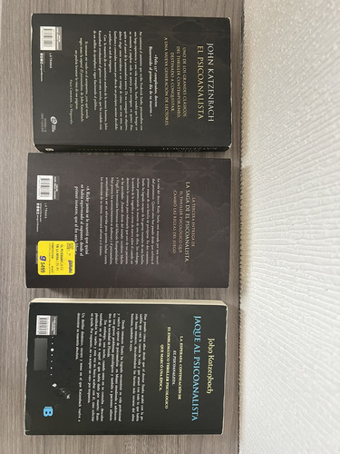 Libros El Psicoanalista 1, 2 Y 3 - John Katzenbach - B (Usado)