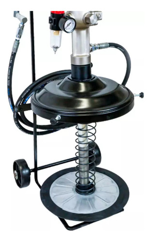 Propulsora Pneumática Para Graxa 20kg Com Carrinho G5 Bozza