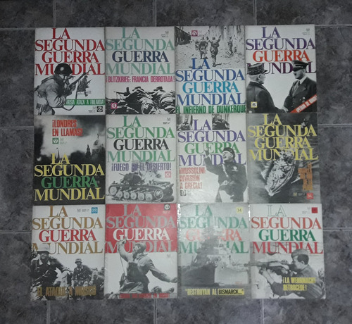 Lote De 32 Revistas La Segunda Guerra Mundial Codex Año 1964