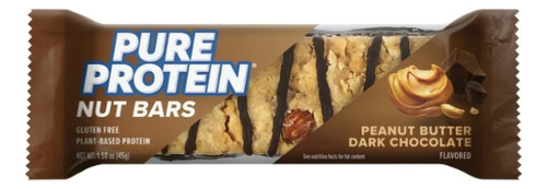 Barra de cereal Pureprotein Nut bars sabor peanut butter 225 g pack x 5