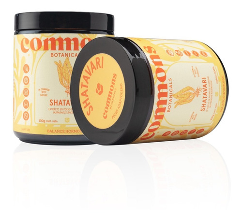 Shatavari Adaptógeno 100g Commons Polvo 100% Orgánico