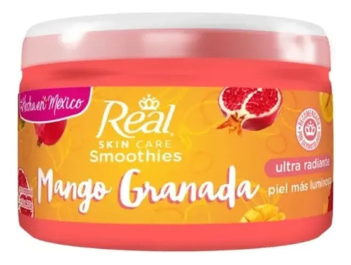 Crema Corporal Real Skin Care Smoothies Mango Y Granada 220g
