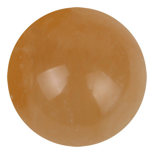 Bola Esférica De Cuarzo Citrino Natural De 40 Mm G 8235, 1 U