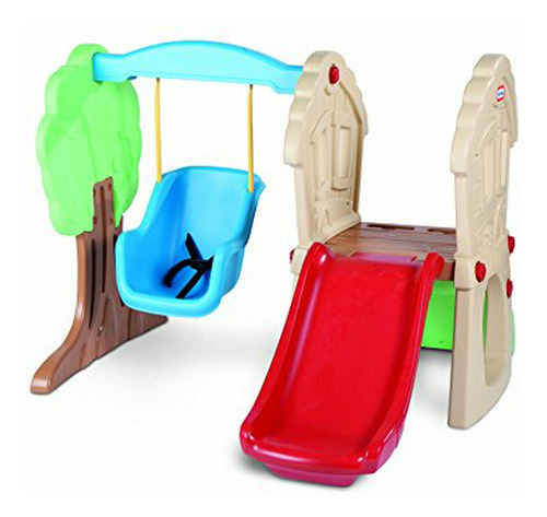 Columpio Y Tobogán Para Niños Little Tikes