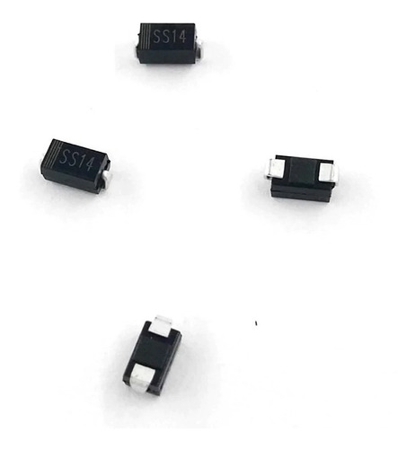 5 Unidades Diodo Smd Ss14 1n5819 Schottky 1a 40v