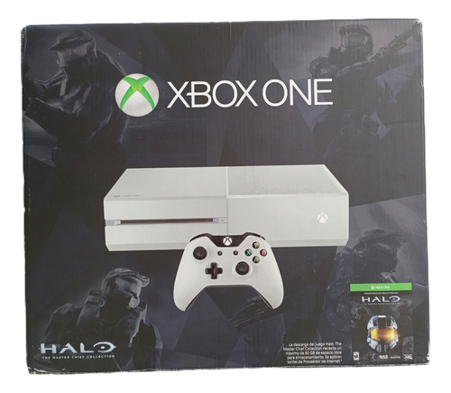 Consola Xbox One Halo Master Chief Edition 35 Juegos Inc. Blanco (Usado)