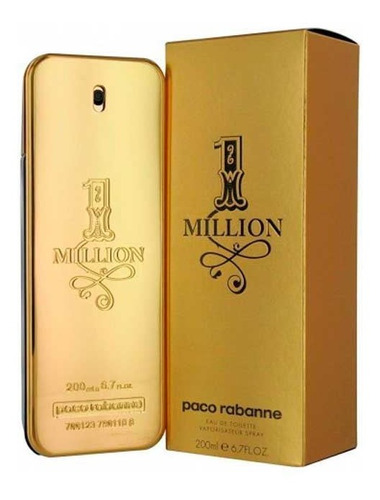 Perfume One Million Edt 200 Ml Pacco Rabanne