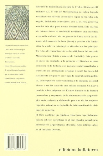 El Sistema-mundo De Uruk, De Guillermo Algaze. Editorial Bellaterra, Tapa Blanda, Edición Madrid En Español, 2004