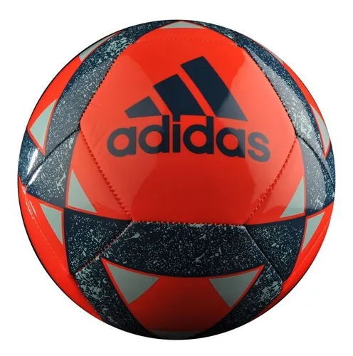 Pelota Adidas Campo Starlancer en V con costuras Dn8713, color naranja/azul