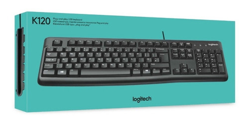 Teclado K120 Usb Sp Negro Logitech