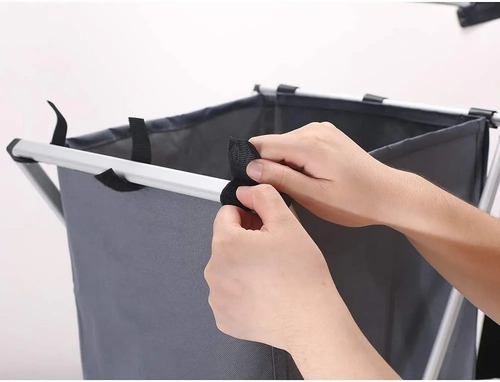 Imagen 3 de 4 de Cesto Ropa Sucia Cesta Ropa Canasto Ropa Sucia Plegable/b299