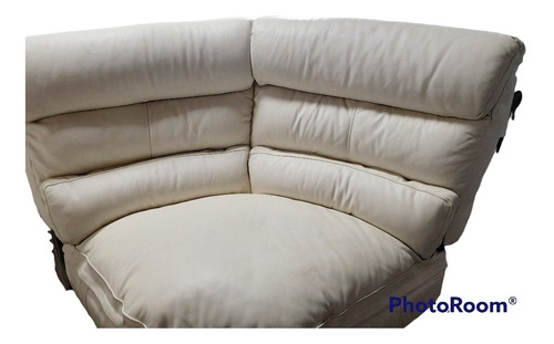 Imagen 6 de 10 de Juego De Muebles De Cuero, Color Blanco.
