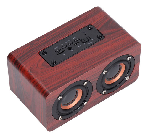Mini Altavoz Madera Funcion Llamada Para Telefono Movil