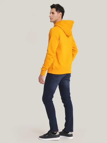 Polerón Hoodie Con Logo Chest Naranjo Tommy Hilfiger