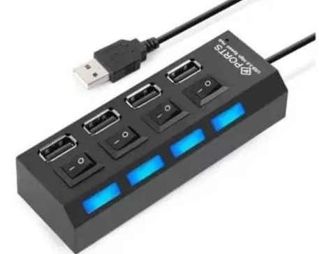 Adaptador Usb Multiple 4 Puerto Usb 20