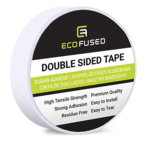 Cinta Adhesiva De Doble Cara Eco-fused Premium  1 Rollo  3/4