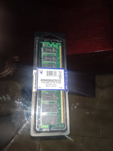 Memoria 512mb Ddr400 Cl2.5 184 Kingstone