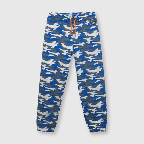 Pantalón De Niño Camuflado Azul (2 A 12 Años)