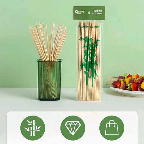 Palillos De Bambu para Brochetas diferentes Tamaños 360 Piezas