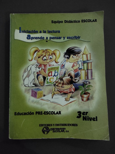 Libro Iniciación A La Lectura Aprendo A Pensar Y Escribir 