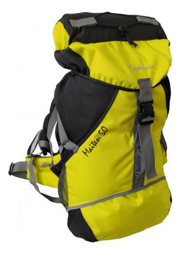 Mochila Campinox Maiten 50 Litros Color Amarillo Diseño de la tela Liso