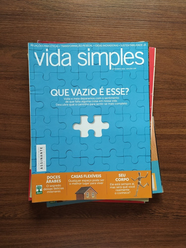 Revista Vida Simples (lote 5 Edições)