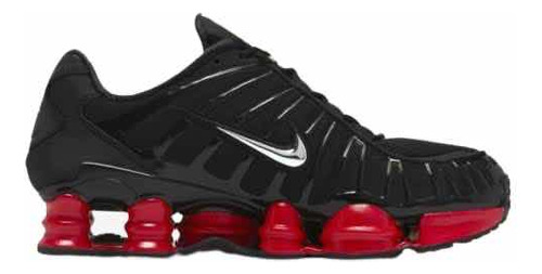 Nike Shox Tl Black And Red Original Talla 8.5 Usa 26.5 Cm