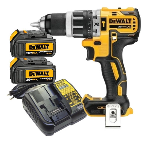 Furadeira Dewalt Dcd796 20v + 2 Baterias 3ah + Carregador