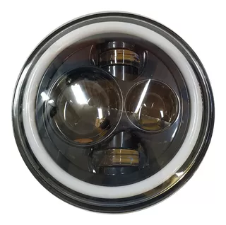 Faro Led 7'' Neblinero Redondo 50 W Auto Moto Jeep Camioneta