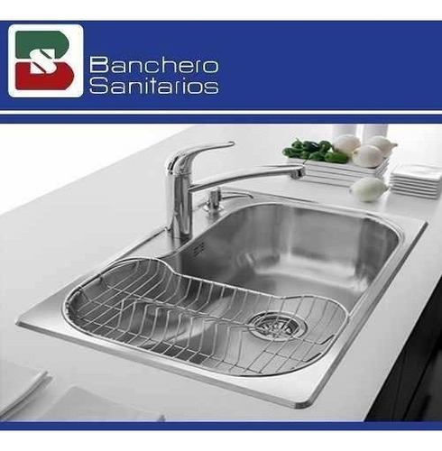 Bacha Para Cocina Johnson Luxor Si71ad + Dosific Oferta Cta