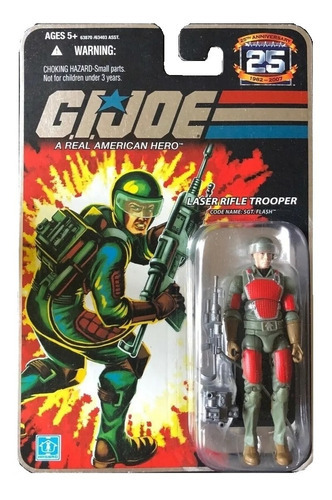 Figura: Gi Joe, 25th Sgt. Flash Laser Beam: Comandos en acción