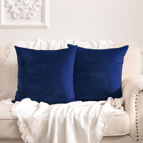 Fy Fiber House 2 Funda Almohada Terciopelo Decorativa Cojin