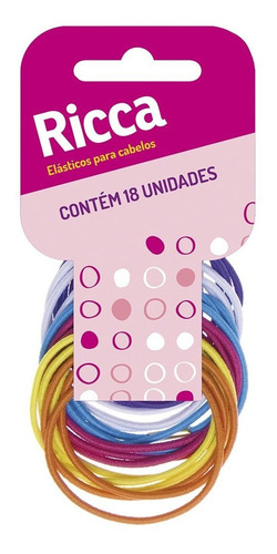 Ricca 888 Elástico P/ Cabelo 2mm C/18