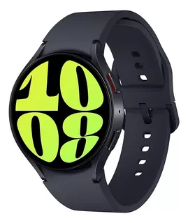 Samsung Galaxy Watch 6 / 44mm / Gps + Bluetooth / Sellado Color De La Caja Blanco Color De La Malla Negro Color Del Bisel Negro Diseño De La Malla Poliuretano