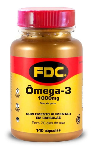 FDC Ômega-3 1000mg 360 Cápsulas | Drogaria Discover