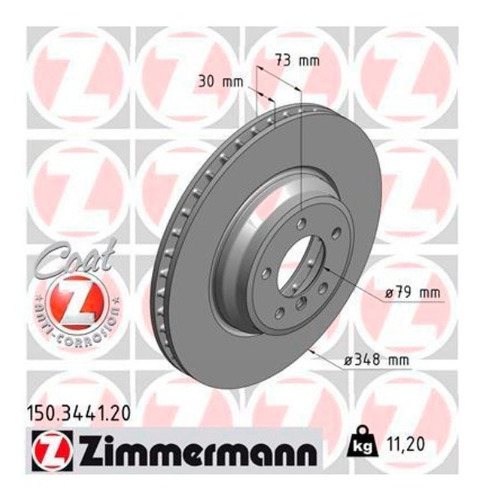 Par Disco De Freio Diant. Para Bmw 335i 2006-2012 (e90)