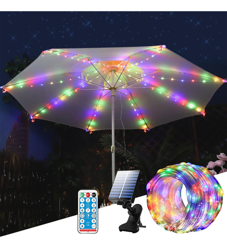 Luzes Solares De Guarda-chuva Guarda-chuva De Pátio Movido A