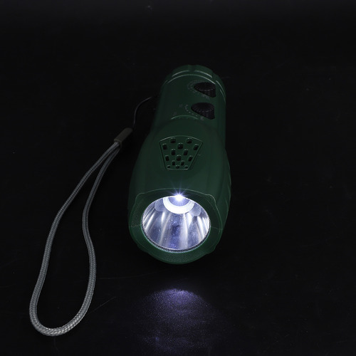 Linterna Portátil De Emergencia Con Manivela: Linterna Led