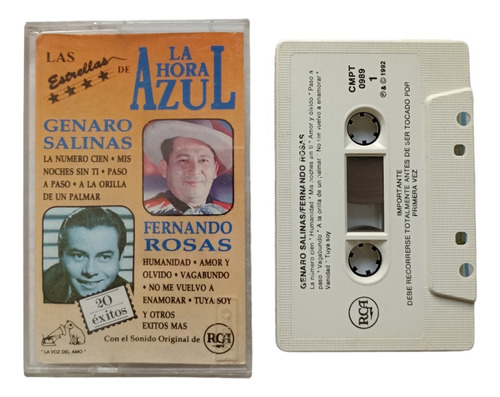 Cassette Genaro Salinas Fernando Rosas La Hora Azul
