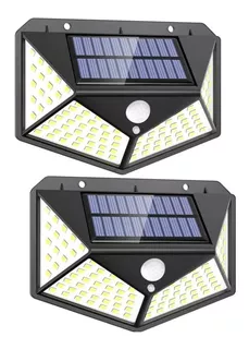 2pack Lampara Solar Con Sensor De Movimiento 114 Leds - 2und
