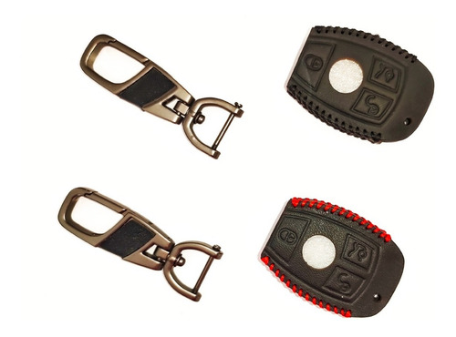 Funda O Estuche De Cuero Para Llave O Control Mercedes Uni