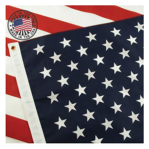 Bandera Estadounidense: 100 % Fabricado Ee. Uu. Certifi...