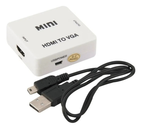 Adaptador Convertidor Conversor Hdmi A Vga