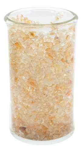 Vaso Doble Pared Con Piedras Mágicas Esotérico Místico Hkt Citrino