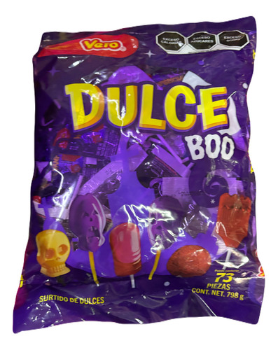 Paletas Dulce Boo Vero 798 G