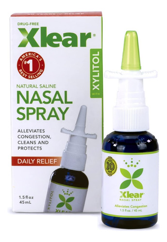 Xlear Natural Saline Nasal Spray With Xylitol, 1.5 Fl Oz