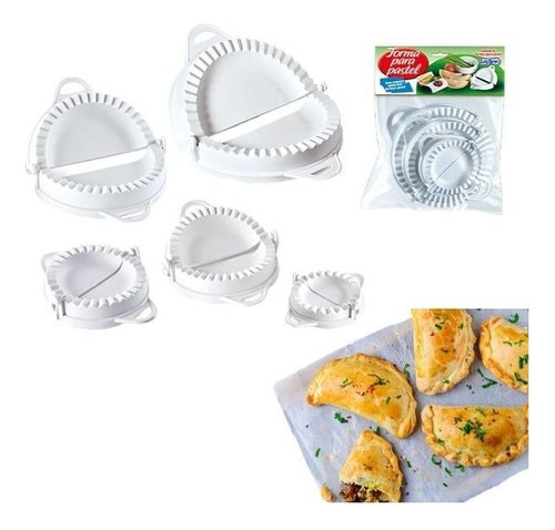 Fogazza Pastel Close con 5 formas y kit de 8 colores blancos de Coxinha Factory