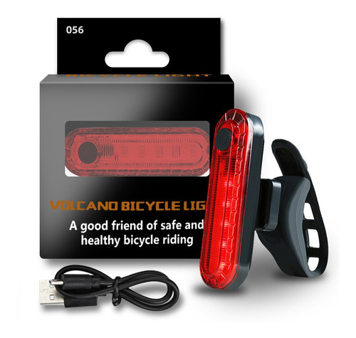 Luz Trasera Recargable Usb Bicicleta Camping Excursion